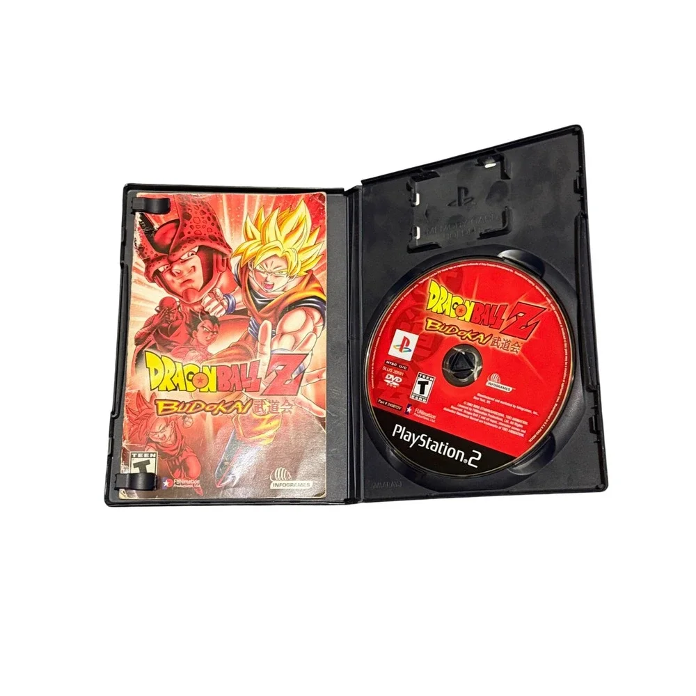Dragon Ball Z Budokai Sony PlayStation 2 PS2 Game Black Label Complete CIB